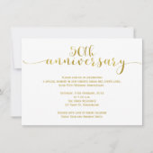 Invitation simple pour les 50 ans de mariage (Devant)