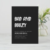 Invitation simple pour une fête arrosée (Debout devant)