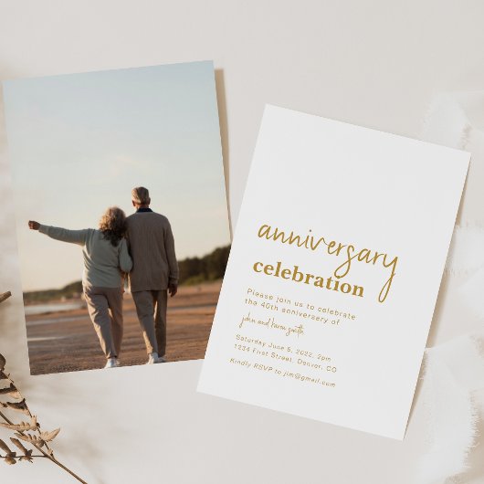 Invitation simple pour une fête d'anniversaire