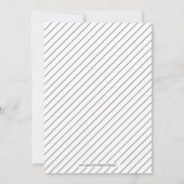 Invitation simple pour une fête d'anniversaire de  (Dos)