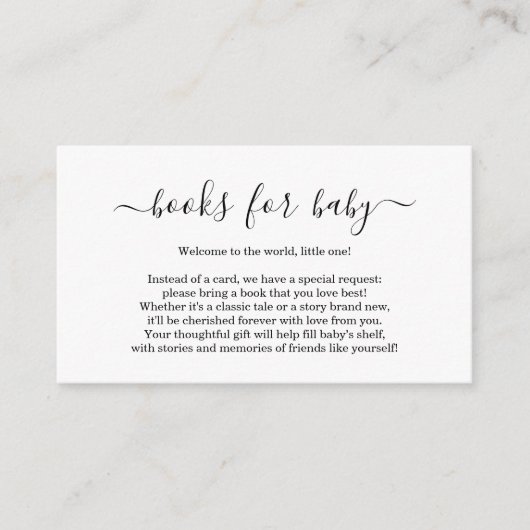 Invitation simple pour une fête de bébé avec deman (Devant)