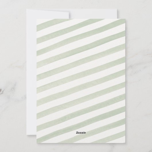 Invitation simple pour une fête de Noël (Dos)