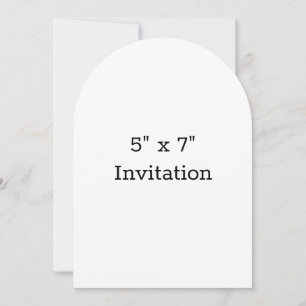 Invitation Simple promotion de la marque Arche 5" x 7"