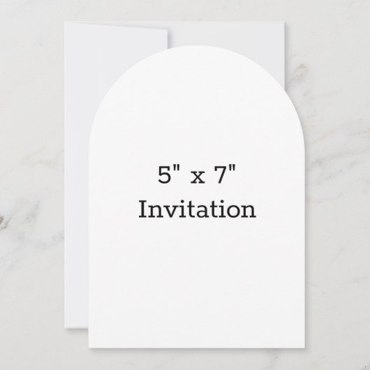 Invitation Simple promotion de la marque Arche 5" x 7" (Devant)