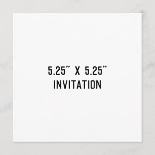 Invitation Simple Promotion de Marque au Carré 5,25" x 5,25"