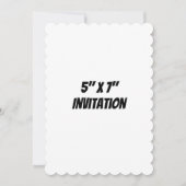 Invitation Simple Promotion de Marque en Coquille 5" x 7" (Devant)