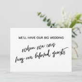 Invitation Simple Quand Nous Pouvons Vous Embrasser Mariage R (Debout devant)