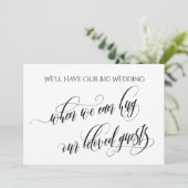 Invitation Simple Quand Nous Pouvons Vous Embrasser Mariage R (Debout devant)