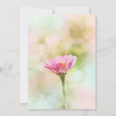 Invitation 'Simple Rose Daisy' N'Importe Quelle Occasion (Dos)