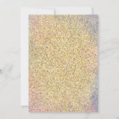 Invitation Simple rose violet brillant islamique Aqiqa Aqeeqa (Dos)