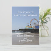 Invitation simple roue de la jetée de Santa Monica (Debout devant)