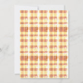 Invitation Simple Rustic Thanksgiving Petit-Invitation (Dos)