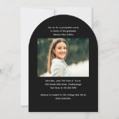 Invitation Simple Script 2 Photo Arch Graduation (Dos)