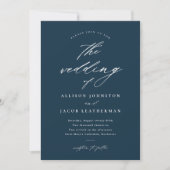 Invitation Simple Script Mariage (Devant)