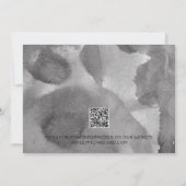 Invitation Simple Script Photo QR Code Photo Enregistrer la d (Dos)