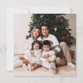 Invitation Simple Star de Noël Personnalisé Religieux (Dos)