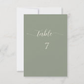 Invitation Simple String Lights Sage Green Wedding (Dos)