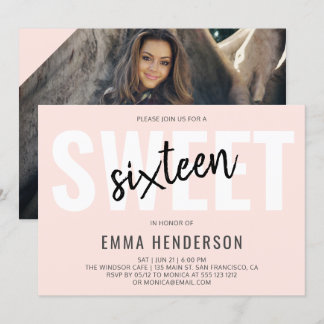 Invitation Simple Sweet moderne 16