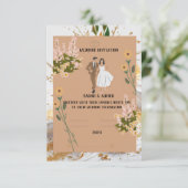 Invitation simple, Taille : 12,7 cm x 17,8 cm, Pap (Debout devant)