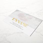 Invitation simple Thanku Foil (Rotation)