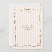 Invitation Simple Un Bébé Brasse Du Baby shower De Café (Dos)