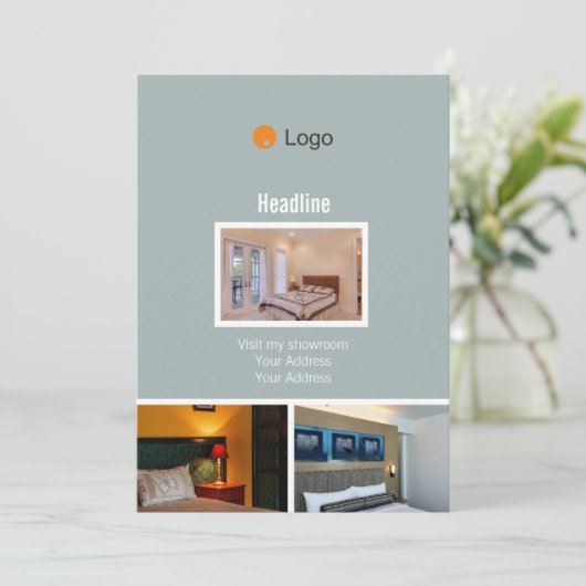 Invitation Simple Watercolor (Debout devant)