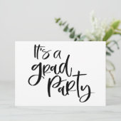 Invitation SIMPLEMENT AUDACIEUX C'est une FÊTE DE FIN D'ÉTUDE (Debout devant)