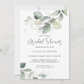 Invitation Simplement Belle Fête des mariées Botanique Verdur (Devant)