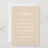 INVITATION SIMPLEMENT CHIC PHOTO COLLAGE GRADUATION INVITATIO (Dos)
