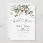 Invitation Simplement Élégant Eucalyptus Mariage Shower (Devant)
