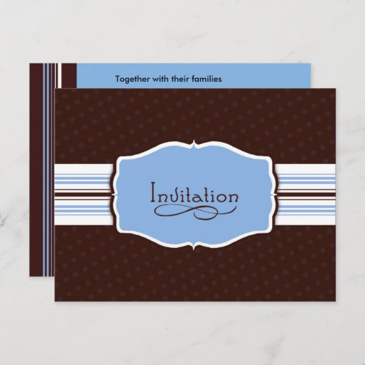 Invitation simplement envoyée (Devant / Derrière)