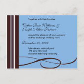 Invitation simplement envoyée (Dos)