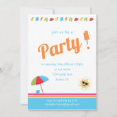 Invitation Simplement été (Devant)