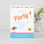 Invitation Simplement été (Debout devant)