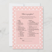 Invitation Simplement mignon Pink Bow Ce qui est sur votre je (Devant)