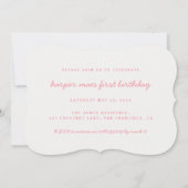 INVITATION SIMPLEMENT ONÉRÉ MERVEILLEUX (Dos)