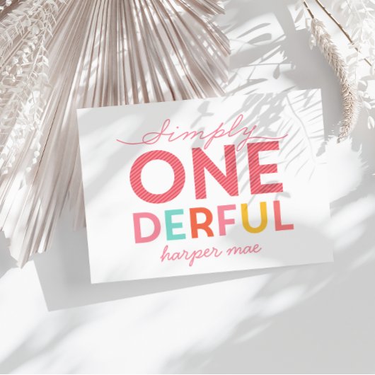 INVITATION SIMPLEMENT ONÉRÉ MERVEILLEUX