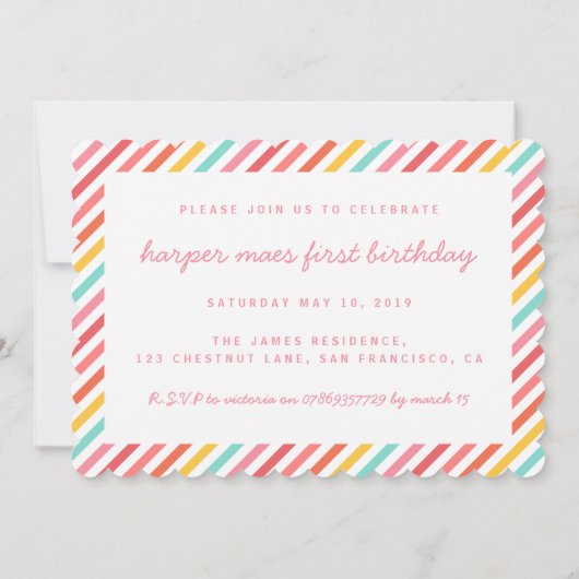 INVITATION SIMPLEMENT ONÉRÉ MERVEILLEUX (Dos)