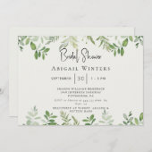 Invitation Simplement pour sa crème de feuillage Fête des mar (Devant / Derrière)