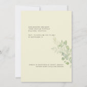 Invitation Simplement Sa Mariée Photo Fête des mariées Jaune (Dos)