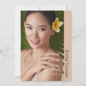 Invitation Simplement Sa Photo Mariée Moderne Fête des mariée (Devant)