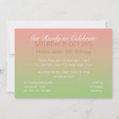 Invitation Simplement Sparkle Cute Girl Anniversaire Fête Inv (Dos)