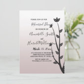 Invitation Simples    feuilles modernes et élégantes Dîner de (Debout devant)