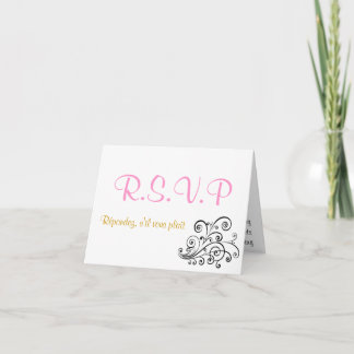 Invitation Simplicité à 16 RSVP