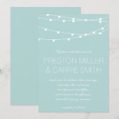 Invitation Simplicité de mariage lumineux| Mariage (Devant / Derrière)