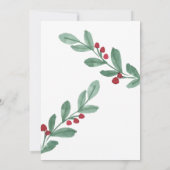 Invitation Simplicité des vacances | Mariage de la verdure de (Dos)