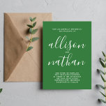 Invitation Simplicité réelle 1 Mariage minimaliste de prairie<br><div class="desc">Cette faire-part de mariage simple et magnifique est parfaite pour le minimaliste en nous tous ! Veuillez me contacter si vous désirez de l'aide pour customiser la partie texte de ce faire-part de mariage.</div>