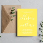 Invitation Simplicité réelle 1 Mariage minimaliste de tournes<br><div class="desc">Cette faire-part de mariage simple et magnifique est parfaite pour le minimaliste en nous tous ! Veuillez me contacter si vous désirez de l'aide pour customiser la partie texte de ce faire-part de mariage.</div>