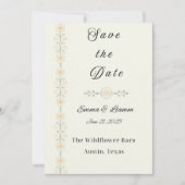 Invitation Simplicity Heart Save the Date  (Devant)