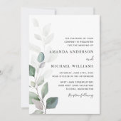 Invitation Simply Beautiful Aquarelle Mariage botanique (Devant)